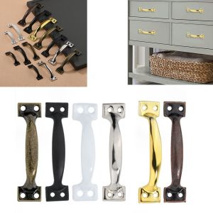 YANGS 2pcs Bow-Shaped Barn Door Handle Push-pull 3/4/5/6 Inch Door Pull Antique Knobs Gate Handle Pull Sliding Barn