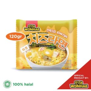 Mie Instant / Noodle Korea Won Hae / Wonhae 120 Gr Classic Cheese Ramyun Fried Rose Ramyun Fried Butter Corn Ramyun Beef & Seaweed Ramyun