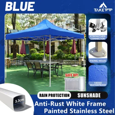 Retractable Tent Folding Canopy Tent Car Tent Heavy Duty Waterproof Outdoor Foldable Tent 2x2/2x3/3x3/3x4.5/3x6 Stall Tent Market Tent 2000D