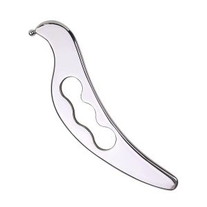 JUTBONG Bird Shaped Fascial Scraping Tool Stainless Steel Soft Tissue Compatible Soft Tissue Massage Tool Portable Scraping Design Guasha Massage Tool for Back Legs Arms Neck Shoulder