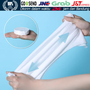 Handuk Press Travel Portable Handuk Mandi Terkompresi Handuk Kompres Wajah Sekali Pakai Disposable Cotton Compressed Towel