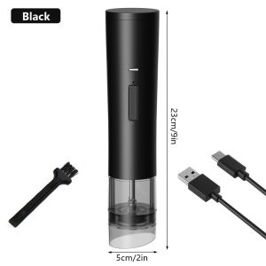 USB Onetwone ชาร์จได้ที่บดพริกไทย S เครื่องบดพริกไทยไฟฟ้ากระปุกเกลือที่บดพริกไทยเครื่องป่นเครื่องบด