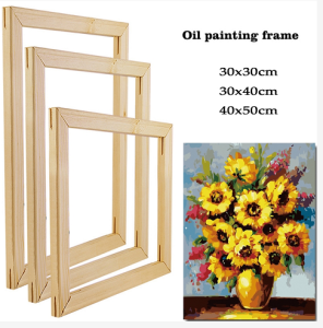 Great-King DIY wood frame for painting by number size: 40x50cm
