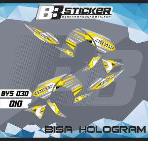 Sticker Stripping Variasi Yamaha Byson BISA HOLOGRAM Striping Motor Byson Bys 30