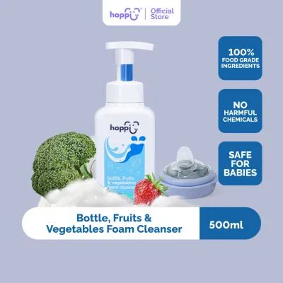 Hoppi Bottle Fruits & Vegetables Foam Cleanser (500ml/Bottle)