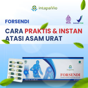 INTAPANNO Forsendi Herbal Nyeri Sendi / Pegal Linu 60 Kapsul Jamu Tradisional Halal Supplements Traditional Medicine BPOM INO-FORSENDI-60