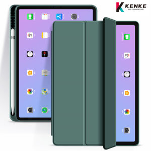 Kenke iPad case TPU silicone material for Apple 2020 Pro iPad Pro 11 iPad Pro 12.9 Case Cover with pen slot pencil holder Support pencil adsorption charging Charging on the right side without removing the iPad Fall-proof waterproof smart sleep wake up