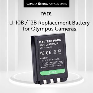 [NYZE] Li-10B / Li-12B Camera Replacement Battery for Olympus Cameras using Li10b / Li12b Batteries