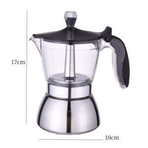 Coffee Mocha Pot Transparent Visible Mocha Pot Household Brewing Coffee Pot Mocha Pot Household Coffee Making Set Coffee Grinder Coffee Liquid