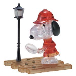 Jigsaw Puzzle Play N Learn 3D Crystal Puzzle Snoopy Detective