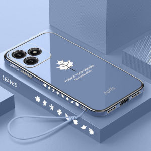 Promo Softcase Maple REALME C63 Casing Terbaru Ponsel Case Plating Silikon