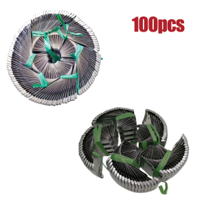 ZC 100PCS Metal Double W Furring Clip for Ceiling C-Channel Fitting W Clip Wall Ceiling Work