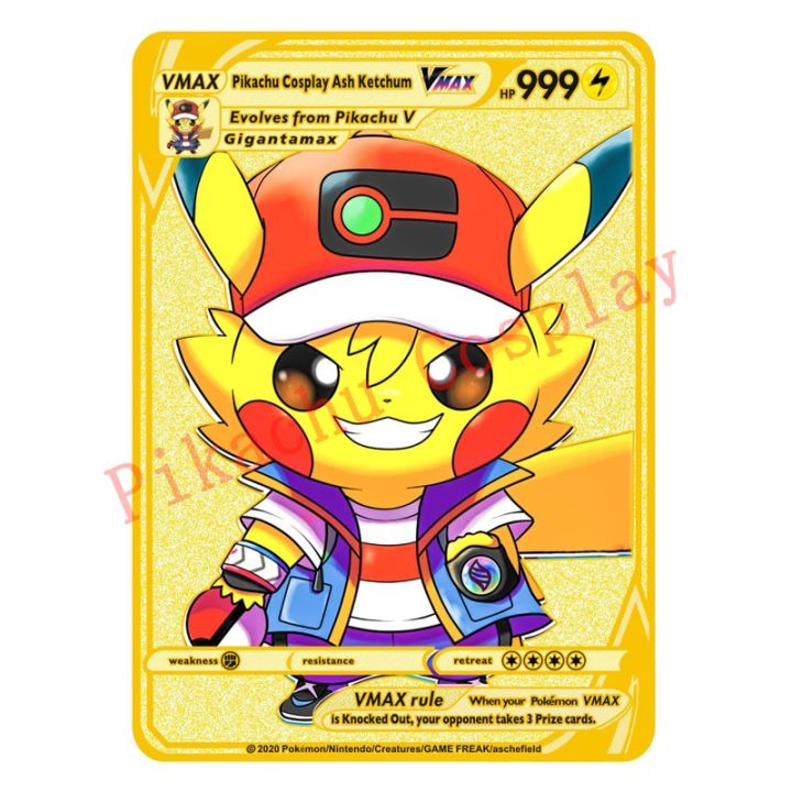 Ash Pikachu Pokemon Card Lazada.co.th