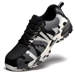 Safety Shoe Anti Slip Anti Smash Protective Steel Toe Cap Boots Men Women Shoe Kasut Lelaki Perempuan Kasut Kerja