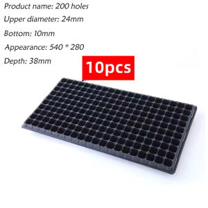 10Pcsc 128/105/72/50/32/200/21 Holes Gardening Germination Trays Seed Starter Kit