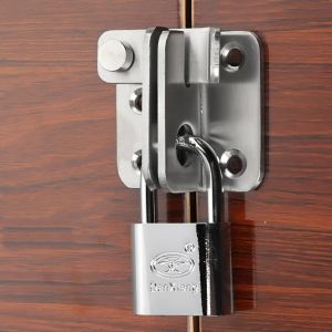Chốt Khóa Cửa Inox Dày Chống Gỉ Sét – Khóa Chốt Cài Cửa Gỗ Cửa Sắt Cửa Tủ An Toàn Kèm Vít