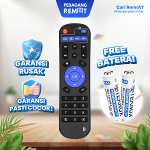 Remot Remote STB Android TV BOX Universal MeeCool BB2 / T96 Max / X96H /KM9 ATV / M82 Pro / T95Q / T9 RK3328 / T95Z Plus / Nova N5 / Q+ / T95x / X96 Max / H-96Max / S950x3 / S905x2