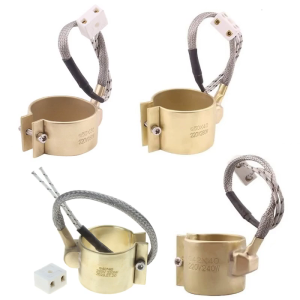 Ôm trọn Băng gia nhiệt bằng đồng đồng điện Thùng thích hợp cho máy đùn keo chống rò rỉ 40x40/42x40/50x30/50x40mm