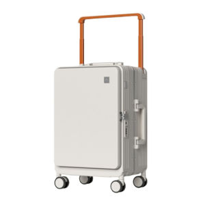 JUPITER FLY Luggage 20 aluminum frame Side opening suitcase With 360° rotating wheel TSA Lock