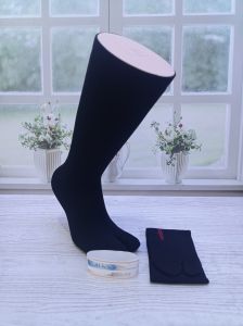 kaoskaki jempol Muslimah warna polos telapak hitam Computerized