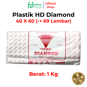 Plastik HD Anti Panas Merk Diamond (30x50 40x60 50x70) Kantong Plastik Besar Burem Buram