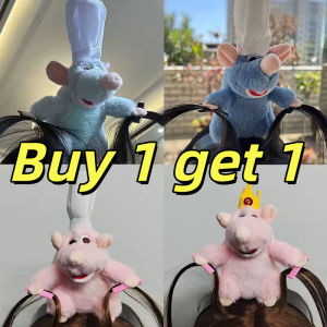 2Pcs Ratatouille Plush Headband Cute Cartoon Wide Brim for Girls Birthday Gift