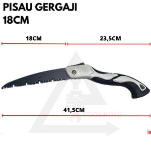 TOOLKING Gergaji kayu lipat Gergaji lipat jepang Pisau Lipat Gergaji Kayu Perkakas Mata Pisau 180-300mm gergaji dahan