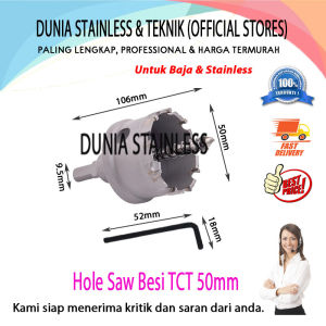 Hole Saw Besi TCT 50mm