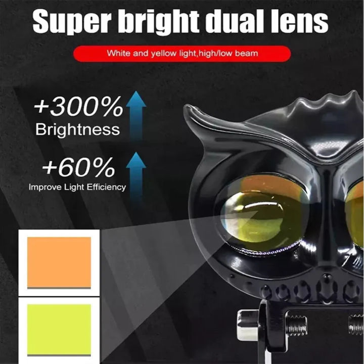 2%20PCS%20Mini%20Driving%20Light%20White+Yellow%20Pair%20of%20Universal%20High%20quality%20led%20light%20Motorcycle%20HUKP%20Mini%20Driving%20Light%20-%20Image%208