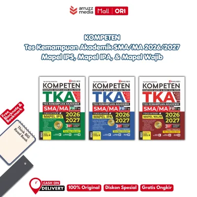 Buku Kompeten Tes Kemampuan Akademik TKA SMA/MA IPA dan IPS Buku Ujian Nasional dan Sekolah 2026/2027
