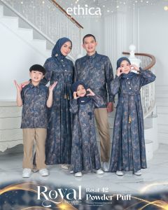 NEW SARIMBIT/GAMIS KELUARGA ROYAL 42 POWDER PUFF-by ethica