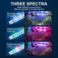 Full spectrum diving light/fish tank light 240 ° ultra wide angle amphibious three color switching for enhanced brightness and color enhancement. 