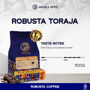 ARUTALA Kopi Toraja Rantebua Robusta Coffee 500 Gram