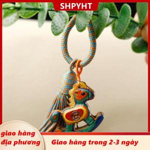 [COD] SHPYHT Giao hàng địa phương Sáng Tạo gỗ đàn hương hoàng đạo ngựa Keychain Mặt dây chuyền điện thoại di động treo trang trí dễ thương bằng gỗ hiện vật trang trí nhỏ vài món quà