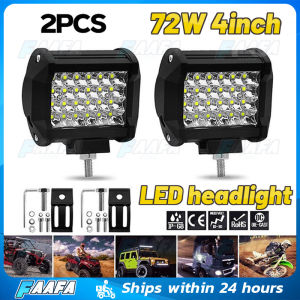 72W Bar Headlight Led Motorcycle Headlight Work Light Fog Lamp12V 24V 20SMD for Motorcycle SUV Truck
