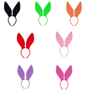Rabbits Ears Hairband Photo Props Easter Hair Hoop Headband Party Headpiece Fun Headbands for Music Festival