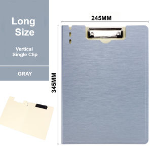 Clipboard with Cover Long Size Clip Board Thicken Hard Writing Pad File Folder Paper Organizer