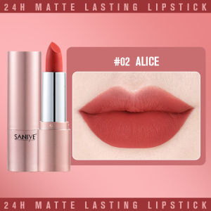 SANIYE [BPOM] Lipstik Matte Watterproof High Pigmented K2021 PINK