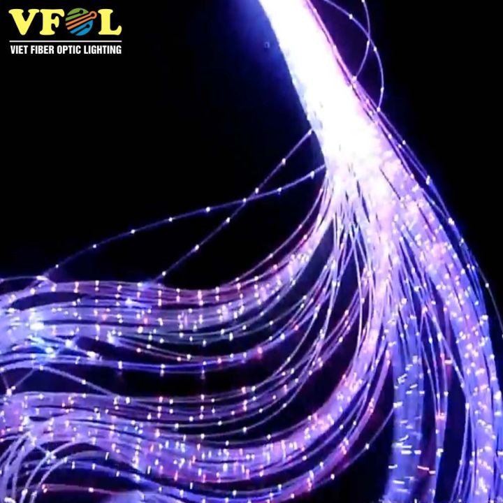 Sợi quang phát cạnh lấp lánh (phát cạnh điểm) đường kính 1.0mm theo mét ...