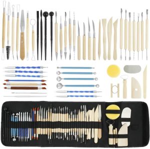 Radius K 12/25/35/37/52pcs/set Ball Stylus Dotting Tools Clay Pottery Modeling Set Carving Tools Rock Painting Kit for Sculpture Pottery