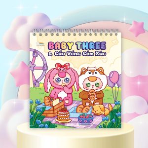 Sách Tô Màu - BabyThree Và Cầu Vồng Cảm Xúc