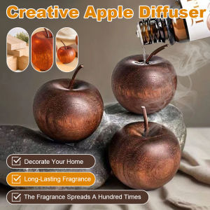 Natural Apple Diffuser Home Fragrance Essential Oil Aroma Decor Eco Friendly Apple Shape Room Decor Ornament 苹果天然扩香木
