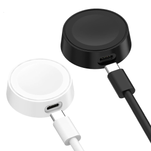 Travel Friendly Universal Smartwatch Charging Base With Safety Mechanism Compact ABS Design Fast Power Delivery Solution