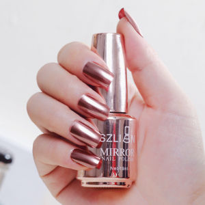 【Ready Stock】Fashion Metallic Mirror Nail Polish 18ml Magic Mirror Effect Harmless Long-Lasting gel Nail Polish Varnish DIY Nail Decoration Tool