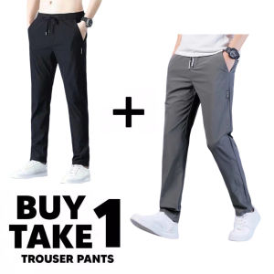 MNL 2PCS Korean mens pants 3-color fashionable trend pocket pantsfor men #C1050