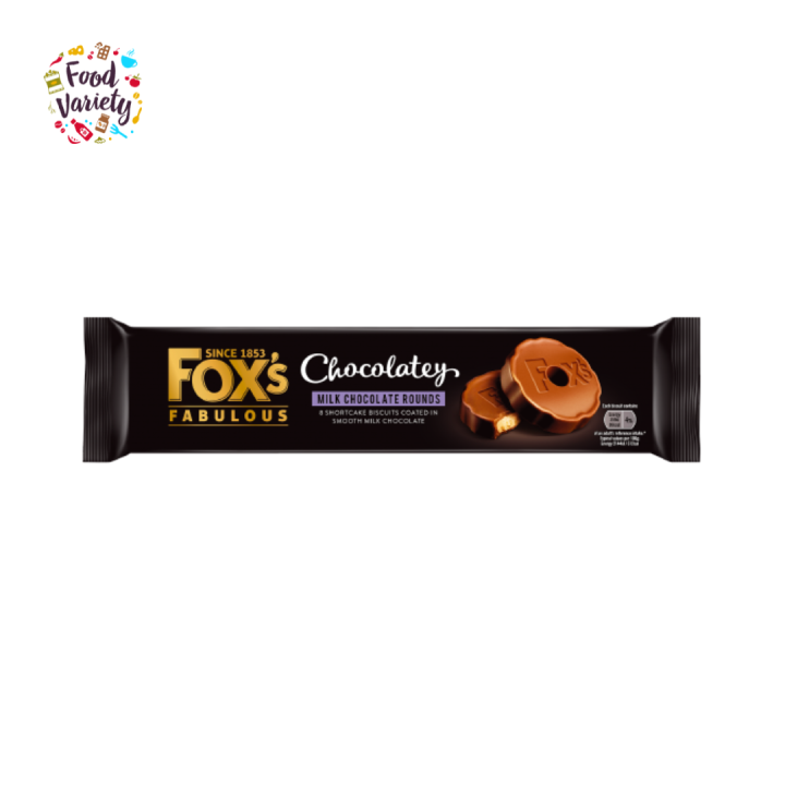 [Best Before 8/Jun/2024]Fox's Chocolatey Milk Chocolate Rounds 130G ฟ็ ...
