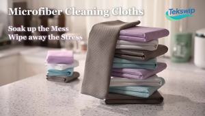 Microfiber Glass Cleaning Cloth for Window & Mirror Stainless Steel