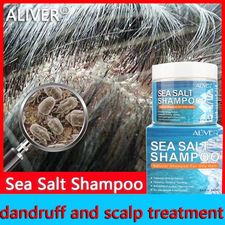 Aliver Sea Salt Anti Dandruff Shampoo Hair Treatment Shampoo For