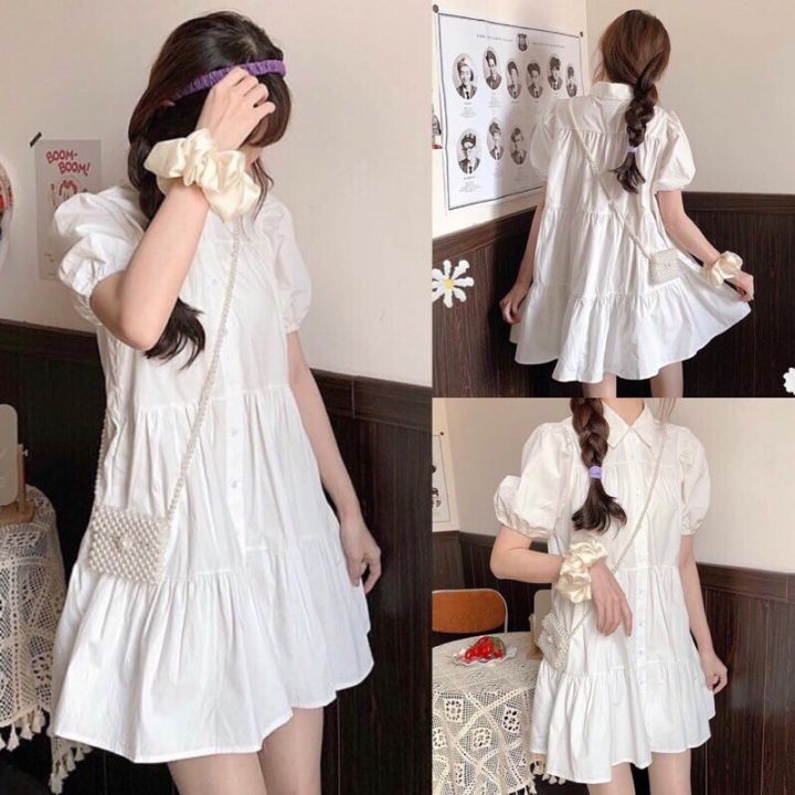 Mid-Length Mini Crepe Column Regular Casual Dress clf15969 main image 1