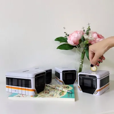 TEL Train Coin Bank